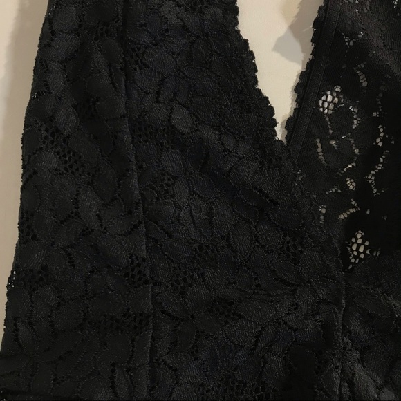 NWT Intimately Free People Black Lace Bodysuit - Picture 3 of 10